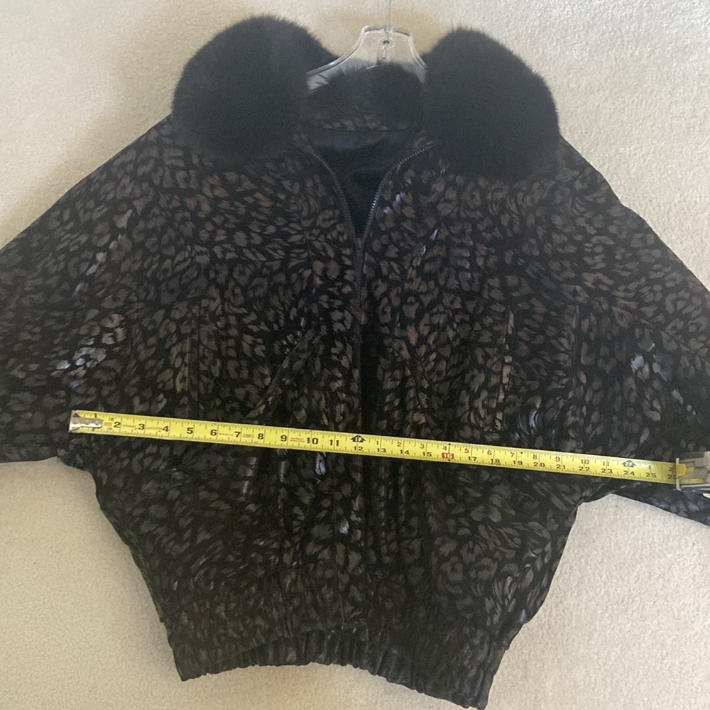 Leather Bomber Jacket - Picture 12 of 12